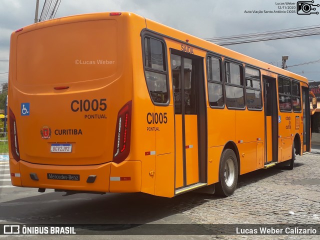 Auto Viação Santo Antônio CI005 na cidade de Curitiba, Paraná, Brasil, por Lucas Weber Calizario. Número da foto: #8378879.