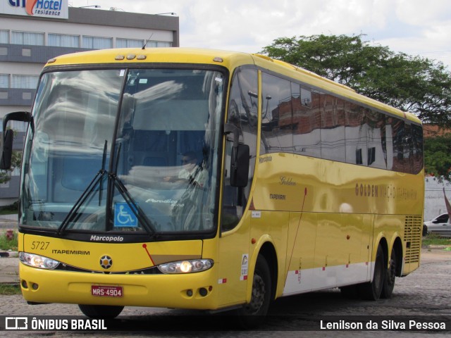 Viação Itapemirim 5727 na cidade de Caruaru, Pernambuco, Brasil, por Lenilson da Silva Pessoa. ID da foto: 8380564.