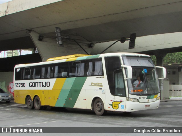 Empresa Gontijo de Transportes 12750 na cidade de Belo Horizonte, Minas Gerais, Brasil, por Douglas Célio Brandao. ID da foto: 8378630.