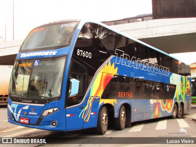 Transnorte - Transporte e Turismo Norte de Minas 87600 na cidade de Belo Horizonte, Minas Gerais, Brasil, por Lucas Vieira. Número da foto: #8379399.