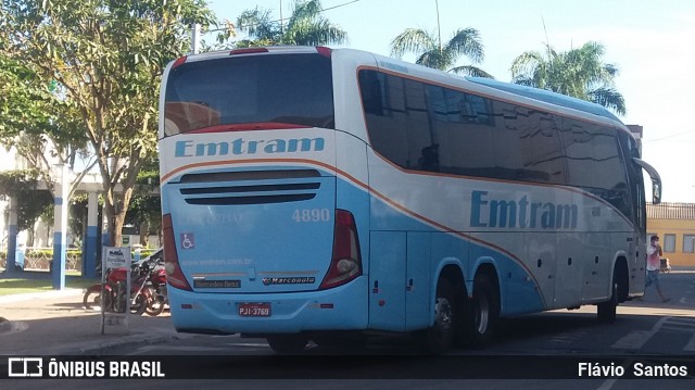 Emtram 4890 na cidade de Barra da Estiva, Bahia, Brasil, por Flávio  Santos. Número da foto: #8379174.