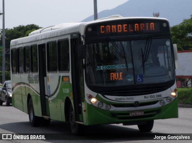 Expresso Real Rio RJ 133.086 na cidade de Rio de Janeiro, Rio de Janeiro, Brasil, por Jorge Gonçalves. Número da foto: #8380093.