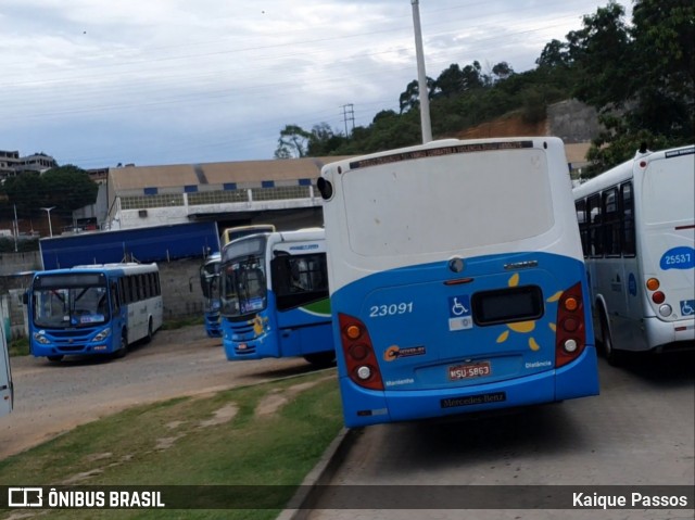 Viação Grande Vitória 23091 na cidade de Cariacica, Espírito Santo, Brasil, por Kaique Passos. ID da foto: 8380947.