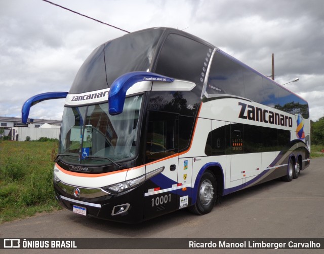 Zancanaro Turismo 10001 na cidade de Santa Cruz do Sul, Rio Grande do Sul, Brasil, por Ricardo Manoel Limberger Carvalho. ID da foto: 8379176.