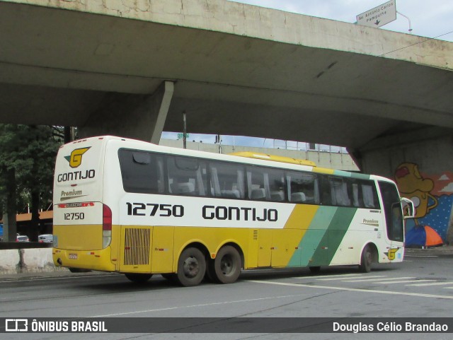 Empresa Gontijo de Transportes 12750 na cidade de Belo Horizonte, Minas Gerais, Brasil, por Douglas Célio Brandao. ID da foto: 8378631.