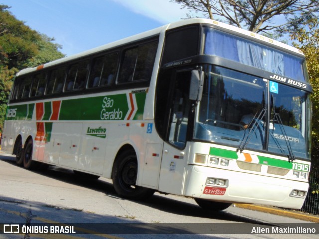 Cia. São Geraldo de Viação 11315 na cidade de São Paulo, São Paulo, Brasil, por Allen Maximiliano. ID da foto: 8379671.