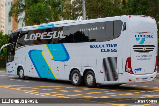 LopeSul Transportes - Lopes e Oliveira Transportes e Turismo - Lopes Sul 2085 na cidade de Jundiaí, São Paulo, Brasil, por Lucas Sousa. ID da foto: 8381420.