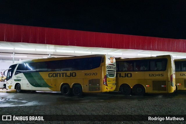 Empresa Gontijo de Transportes 16070 na cidade de João Monlevade, Minas Gerais, Brasil, por Rodrigo Matheus. ID da foto: 8380942.