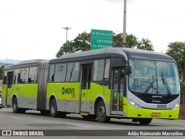 Bettania Ônibus 30545 na cidade de Belo Horizonte, Minas Gerais, Brasil, por Adão Raimundo Marcelino. ID da foto: 8384000.