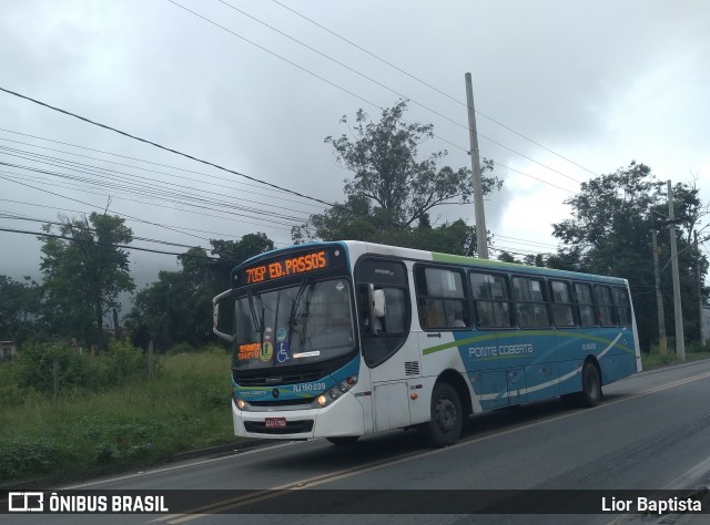 Viação Ponte Coberta RJ 190.039 na cidade de Nova Iguaçu, Rio de Janeiro, Brasil, por Lior Baptista. ID da foto: 8382453.