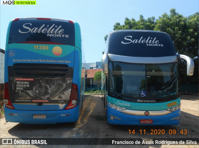 Expresso Satélite Norte 11300 na cidade de Teresina, Piauí, Brasil, por Francisco de Assis Rodrigues da Silva. Número da foto: #8382458.