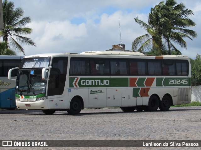 Empresa Gontijo de Transportes 20245 na cidade de Caruaru, Pernambuco, Brasil, por Lenilson da Silva Pessoa. ID da foto: 8383482.