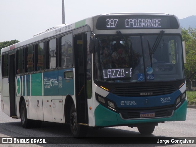 Transportes Campo Grande D53565 na cidade de Rio de Janeiro, Rio de Janeiro, Brasil, por Jorge Gonçalves. ID da foto: 8382443.