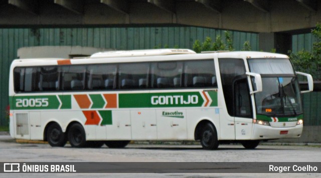 Empresa Gontijo de Transportes 20055 na cidade de Santos, São Paulo, Brasil, por Roger Coelho. ID da foto: 8332802.