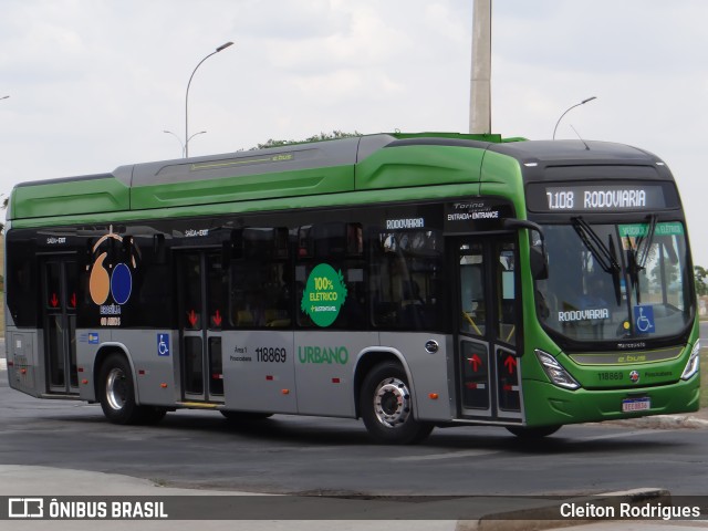Viação Piracicabana Distrito Federal 118869 na cidade de Brasília, Distrito Federal, Brasil, por Cleiton Rodrigues. Número da foto: #8334830.