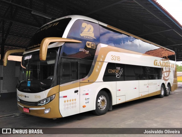 Auto Viação Gadotti 3318 na cidade de Embu das Artes, São Paulo, Brasil, por Josivaldo Oliveira. ID da foto: 8335087.