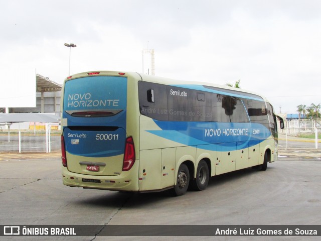 Viação Novo Horizonte 500011 na cidade de Goiânia, Goiás, Brasil, por André Luiz Gomes de Souza. Número da foto: #8334033.