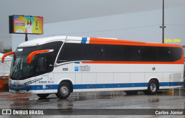 Expresso União 10366 na cidade de Goiânia, Goiás, Brasil, por Carlos Júnior. ID da foto: 8335153.