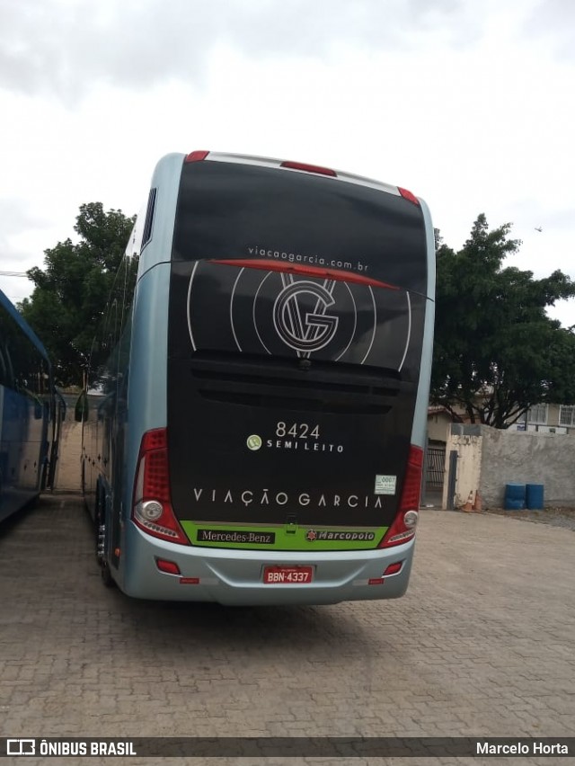 Viação Garcia 8424 na cidade de São José dos Campos, São Paulo, Brasil, por Marcelo Horta. Número da foto: #8332198.