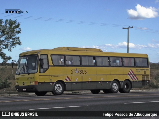 Viação Itapemirim 40361 na cidade de Vitória da Conquista, Bahia, Brasil, por Felipe Pessoa de Albuquerque. ID da foto: 8333415.