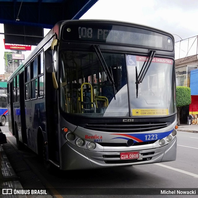 BBTT - Benfica Barueri Transporte e Turismo 1223 na cidade de Itapevi, São Paulo, Brasil, por Michel Nowacki. Número da foto: #8335401.
