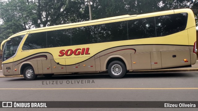 SOGIL - Sociedade de Ônibus Gigante Ltda. 486 na cidade de Gravataí, Rio Grande do Sul, Brasil, por Elizeu Oliveira. Número da foto: #8333227.