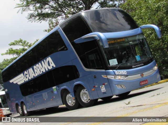 Viação Águia Branca 50150 na cidade de São Paulo, São Paulo, Brasil, por Allen Maximiliano. Número da foto: #8332058.