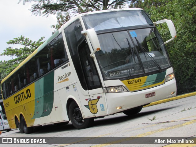 Empresa Gontijo de Transportes 12290 na cidade de São Paulo, São Paulo, Brasil, por Allen Maximiliano. ID da foto: 8335483.