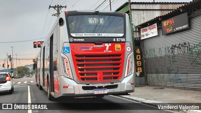 Express Transportes Urbanos Ltda 4 8798 na cidade de São Paulo, São Paulo, Brasil, por Vanderci Valentim. ID da foto: 8334324.