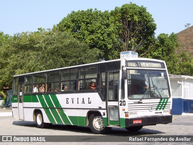 Evial Expresso 20 na cidade de Mendes, Rio de Janeiro, Brasil, por Rafael Fernandes de Avellar. ID da foto: 8333709.