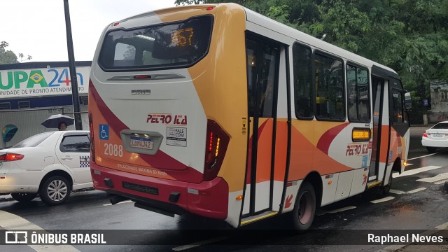 Petro Ita Transportes Coletivos de Passageiros 2088 na cidade de Petrópolis, Rio de Janeiro, Brasil, por Raphael Neves. ID da foto: 8333826.