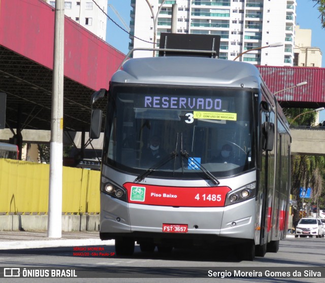 Himalaia Transportes > Ambiental Transportes Urbanos 4 1485 na cidade de São Paulo, São Paulo, Brasil, por Sergio Moreira Gomes da Silva. ID da foto: 8333371.