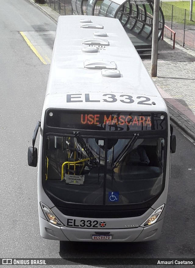 Auto Viação São José dos Pinhais EL332 na cidade de Curitiba, Paraná, Brasil, por Amauri Caetano. Número da foto: #8335280.