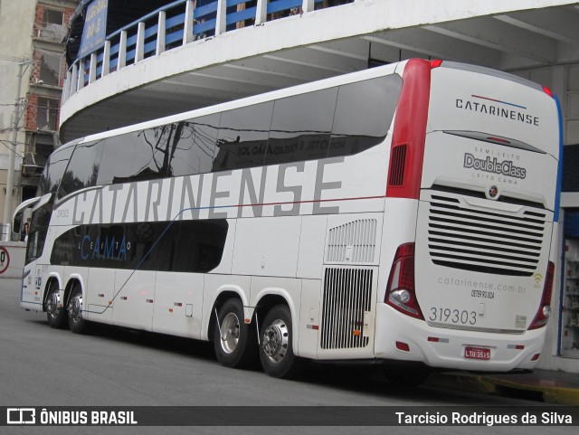 Auto Viação Catarinense 319303 na cidade de Aparecida, São Paulo, Brasil, por Tarcisio Rodrigues da Silva. ID da foto: 8384632.