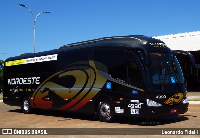 Expresso Nordeste 4990 na cidade de Maringá, Paraná, Brasil, por Leonardo Fidelli. ID da foto: 8384827.