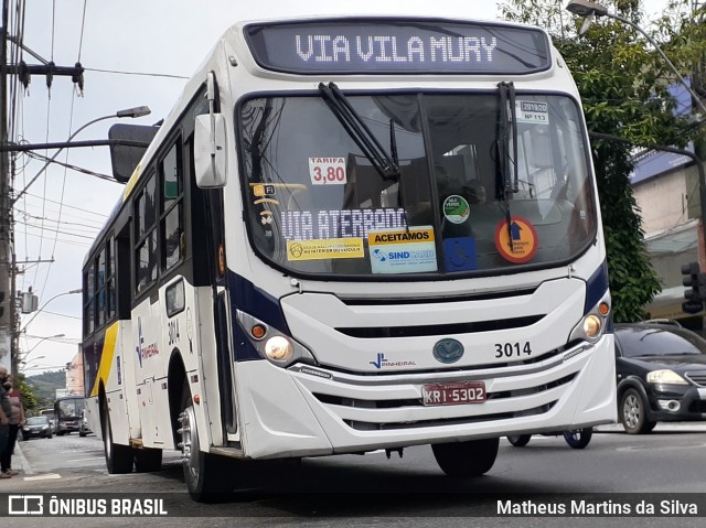 Viação Pinheiral 3014 na cidade de Volta Redonda, Rio de Janeiro, Brasil, por Matheus Martins da Silva. ID da foto: 8385850.