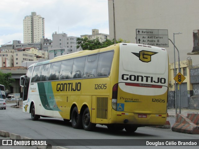 Empresa Gontijo de Transportes 12605 na cidade de Belo Horizonte, Minas Gerais, Brasil, por Douglas Célio Brandao. ID da foto: 8384422.