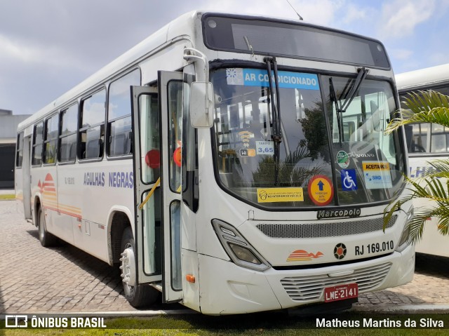 Viação Agulhas Negras RJ 169.010 na cidade de Volta Redonda, Rio de Janeiro, Brasil, por Matheus Martins da Silva. Número da foto: #8385922.