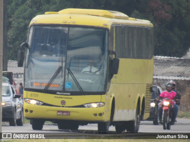 Viação Itapemirim 8709 na cidade de Recife, Pernambuco, Brasil, por Jonathan Silva. ID da foto: 8384449.