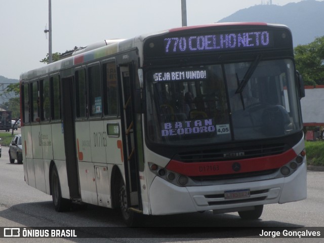 Auto Viação Palmares D17163 na cidade de Rio de Janeiro, Rio de Janeiro, Brasil, por Jorge Gonçalves. ID da foto: 8386605.