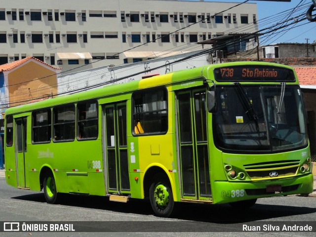 Transcol Transportes Coletivos 04388 na cidade de Teresina, Piauí, Brasil, por Ruan Silva Andrade. ID da foto: 8385381.