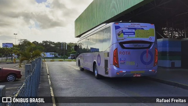 Rota Transportes Rodoviários 7105 na cidade de Ilhéus, Bahia, Brasil, por Rafael Freitas. ID da foto: 8385613.