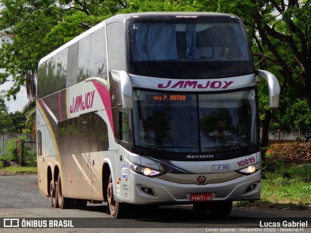 Viação Jam Joy 10019 na cidade de Teresina, Piauí, Brasil, por Lucas Gabriel. Número da foto: #8384697.