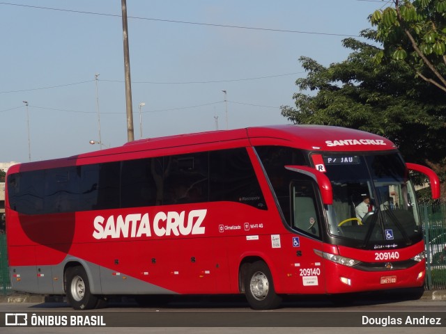 Viação Santa Cruz 209140 na cidade de São Paulo, São Paulo, Brasil, por Douglas Andrez. ID da foto: 8387497.