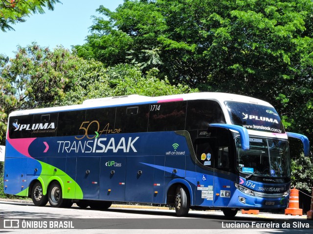 Trans Isaak Turismo 1714 na cidade de São Paulo, São Paulo, Brasil, por Luciano Ferreira da Silva. Número da foto: #8389310.