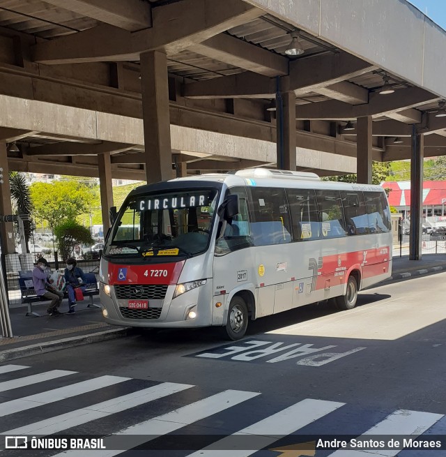 Pêssego Transportes 4 7270 na cidade de São Paulo, São Paulo, Brasil, por Andre Santos de Moraes. Número da foto: #8388246.