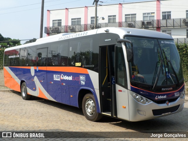 Viação Ideal B28712 na cidade de Rio de Janeiro, Rio de Janeiro, Brasil, por Jorge Gonçalves. ID da foto: 8388232.