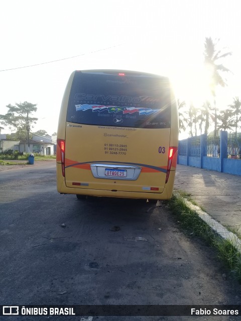 Carvalho Tur Transportes e Turismo 03 na cidade de Benevides, Pará, Brasil, por Fabio Soares. ID da foto: 8388592.