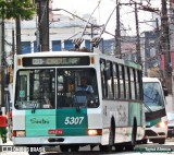 Viação Piracicabana Santos 5307 na cidade de Santos, São Paulo, Brasil, por Tayná Alencar. Número da foto: #8388451.