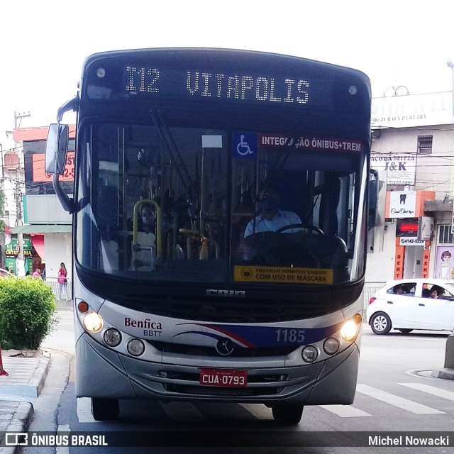 BBTT - Benfica Barueri Transporte e Turismo 1185 na cidade de Itapevi, São Paulo, Brasil, por Michel Nowacki. Número da foto: #8392536.